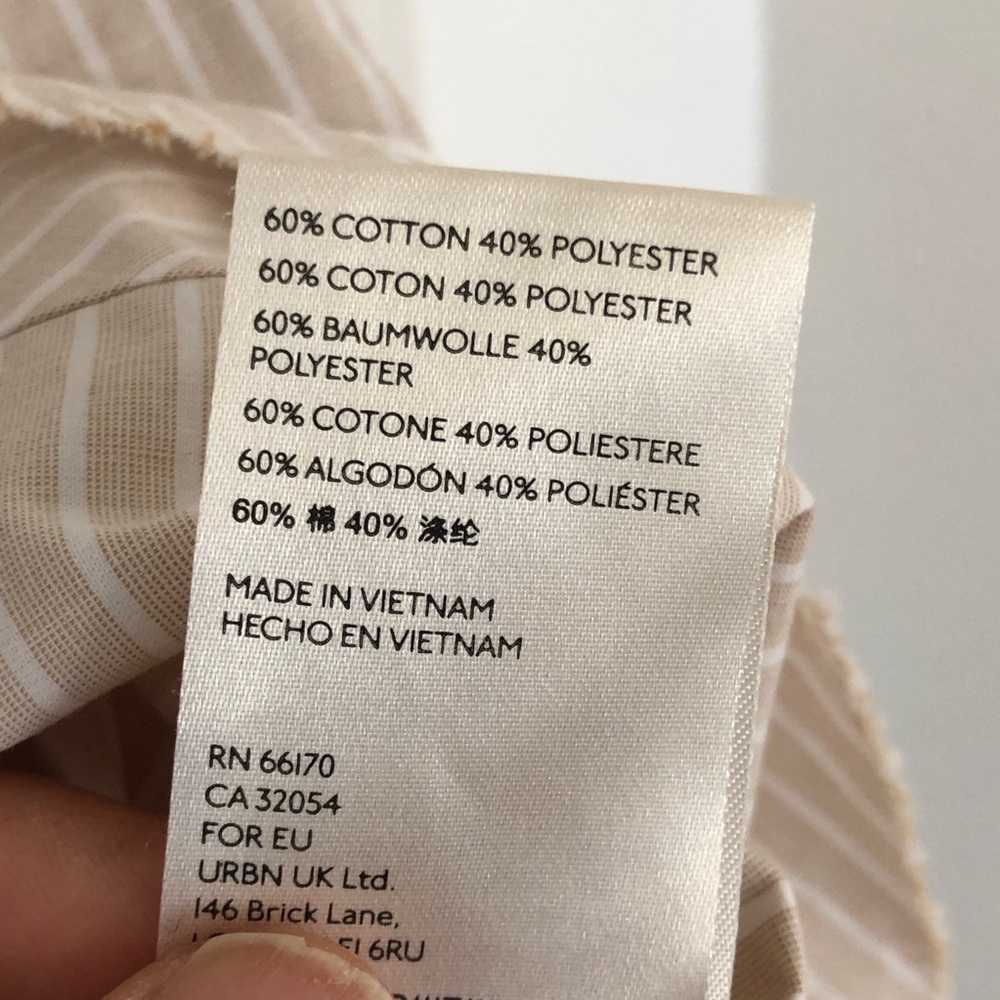 NWOT Free People Good Feels Striped Peplum Top Sz medium sleeveless summer - Picture 14 of 15